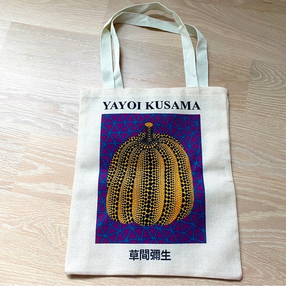 LAST ONE YAYOI KUSAMA PURPLE AND YELLOW PUMPKIN BAG. BRAND NEW. NEVER BEEN WORN - Picture 3 of 6